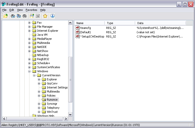 Alien Registry Viewer is similar to the RegEdit application included into Windows, but unlike RegEdit, it works with standalone registry files. Proframm can be extremely useful for system administration and forensic computer examination purposes.