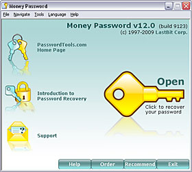 Money Password recovery tool