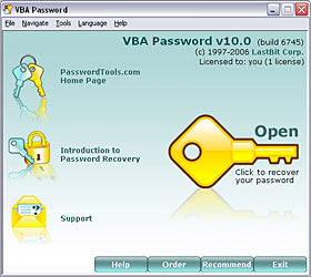 vba password recovery