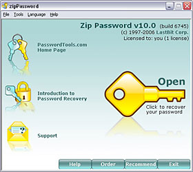 zip password recovery