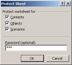 Excel password recovery article - WorkSheet password