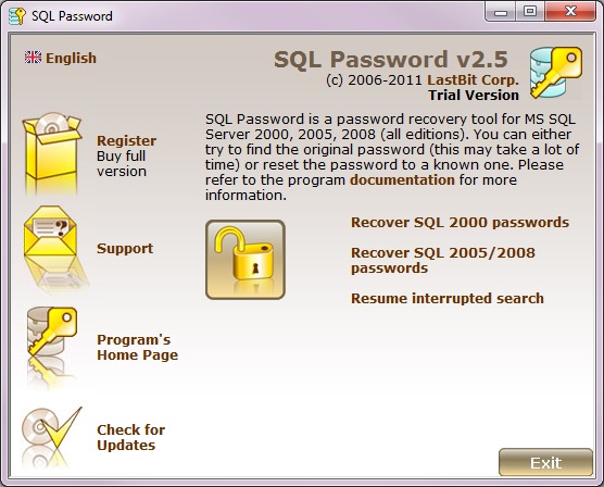 SQL password  - recover password if its SHA hash is known